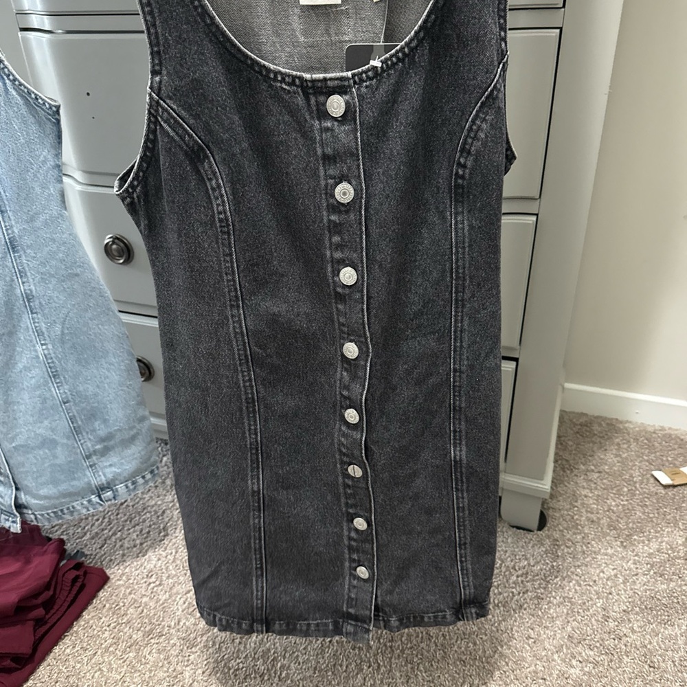 Levi's Charcoal Denim Dress